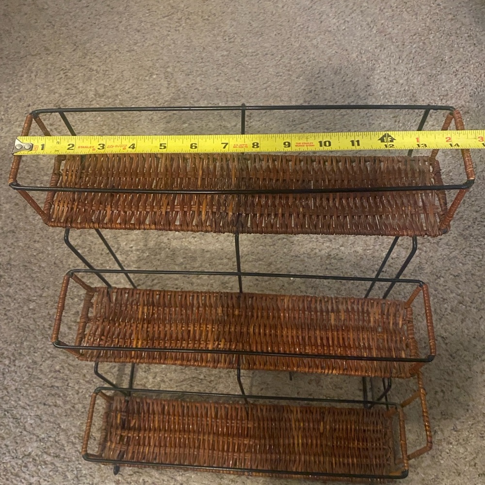 Three-Tier Brown Spice Rack - Picture 3 of 4